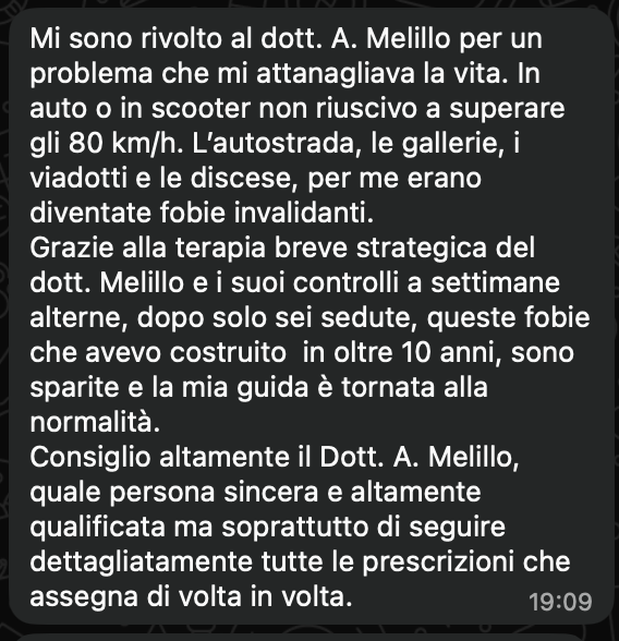 recensione Trattamento paura di guidare in 6 sedute